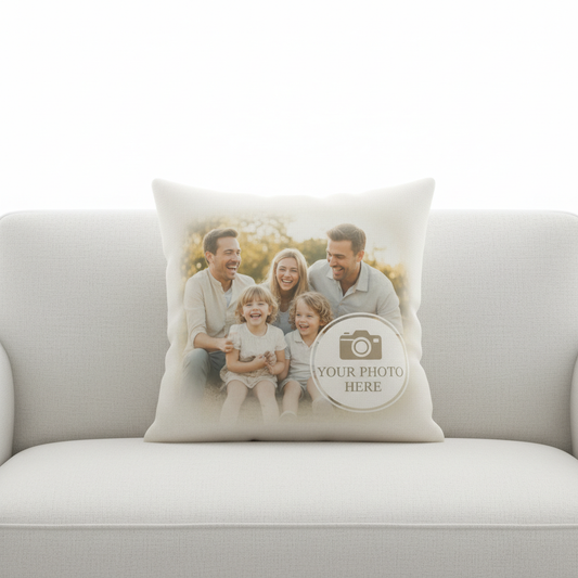 Custom Photo Throw Pillow