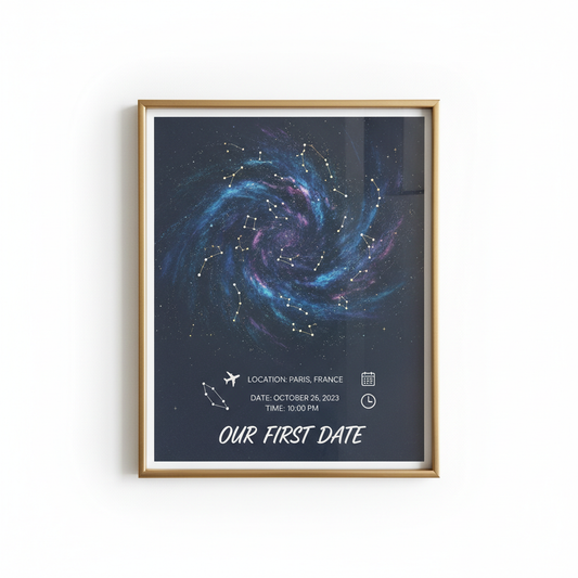 Personalized Star Map Print